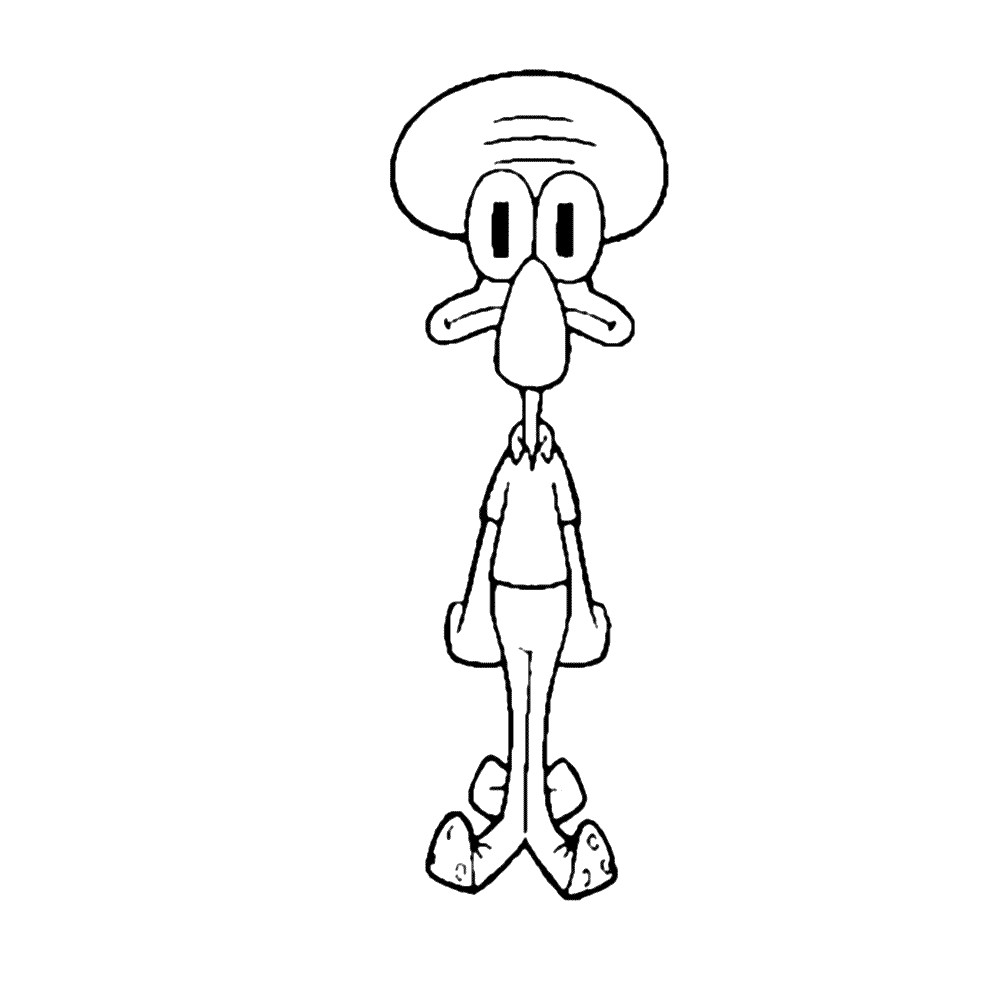 Plansa de colorat cu Spongebob 39 52
